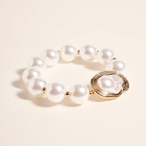 Organic Pearl Frame Bracelet - 318 Art & Frame