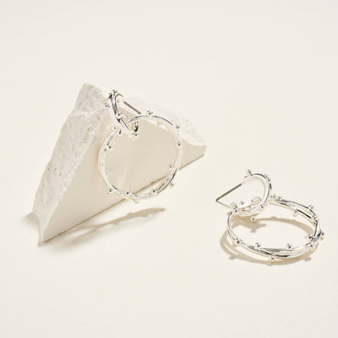Classic Metal Hoop Earrings - 318 Art & Frame