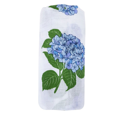 Hydrangea Swaddle Blanket