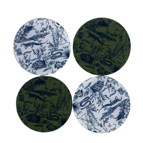 Swamp Toile Acrylic Coasters