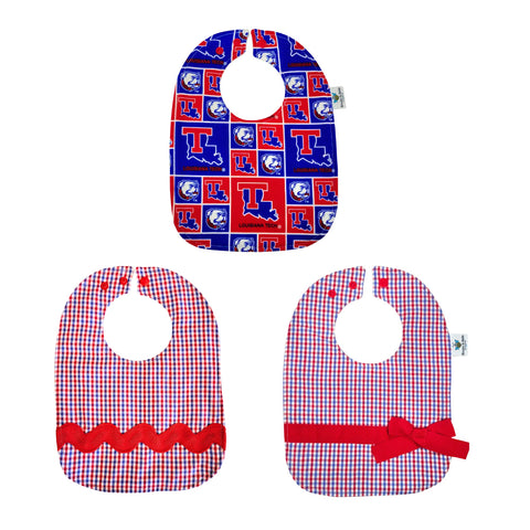 LA Tech Baby Bibs by Brooks & Belle