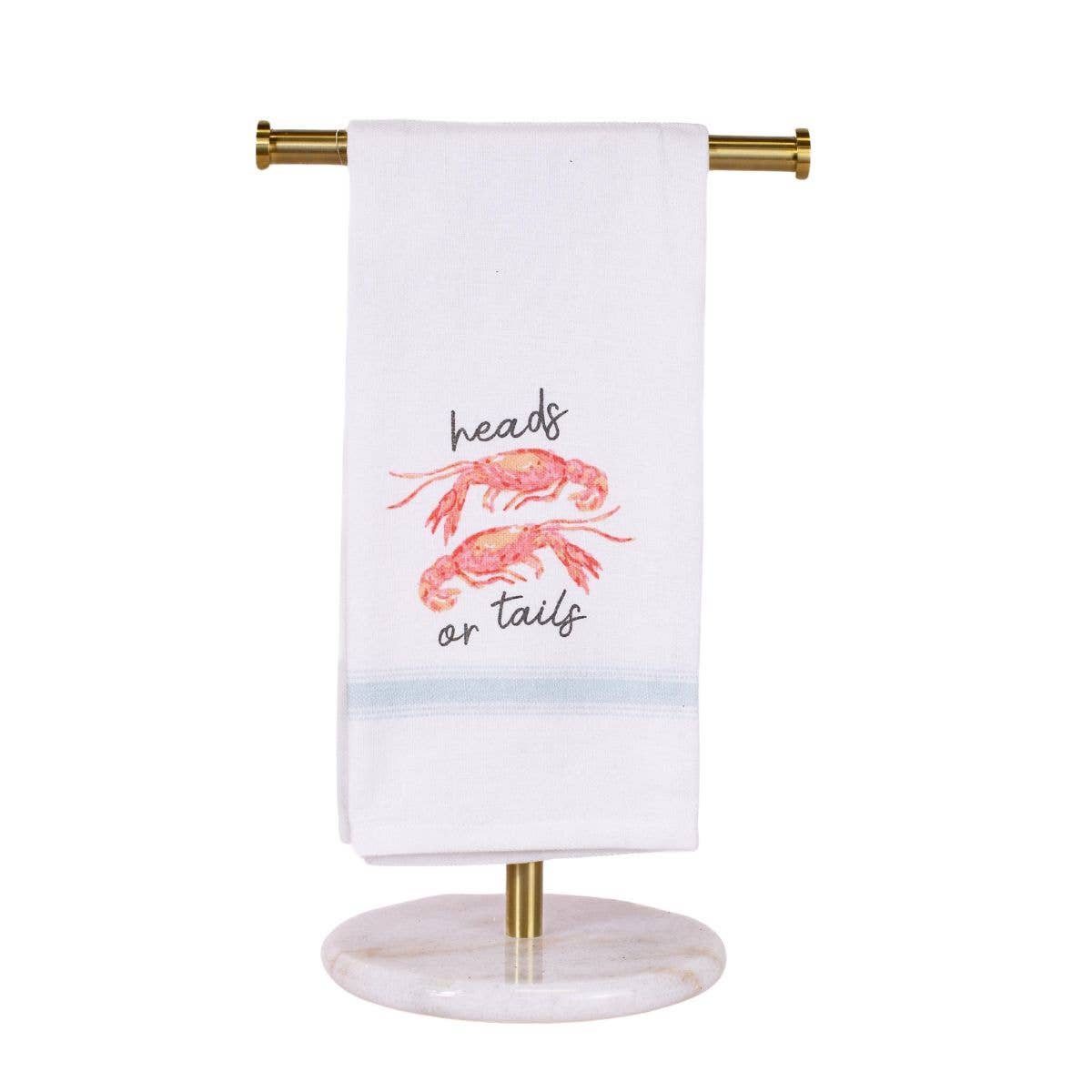 318 Art Co. Heads or Tails Hand Towel
