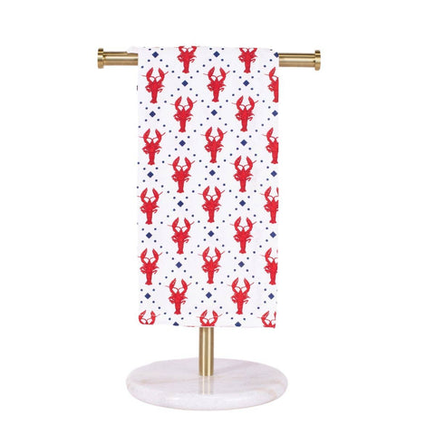 Crawdad Craze Hand Towel - 318 Art & Frame