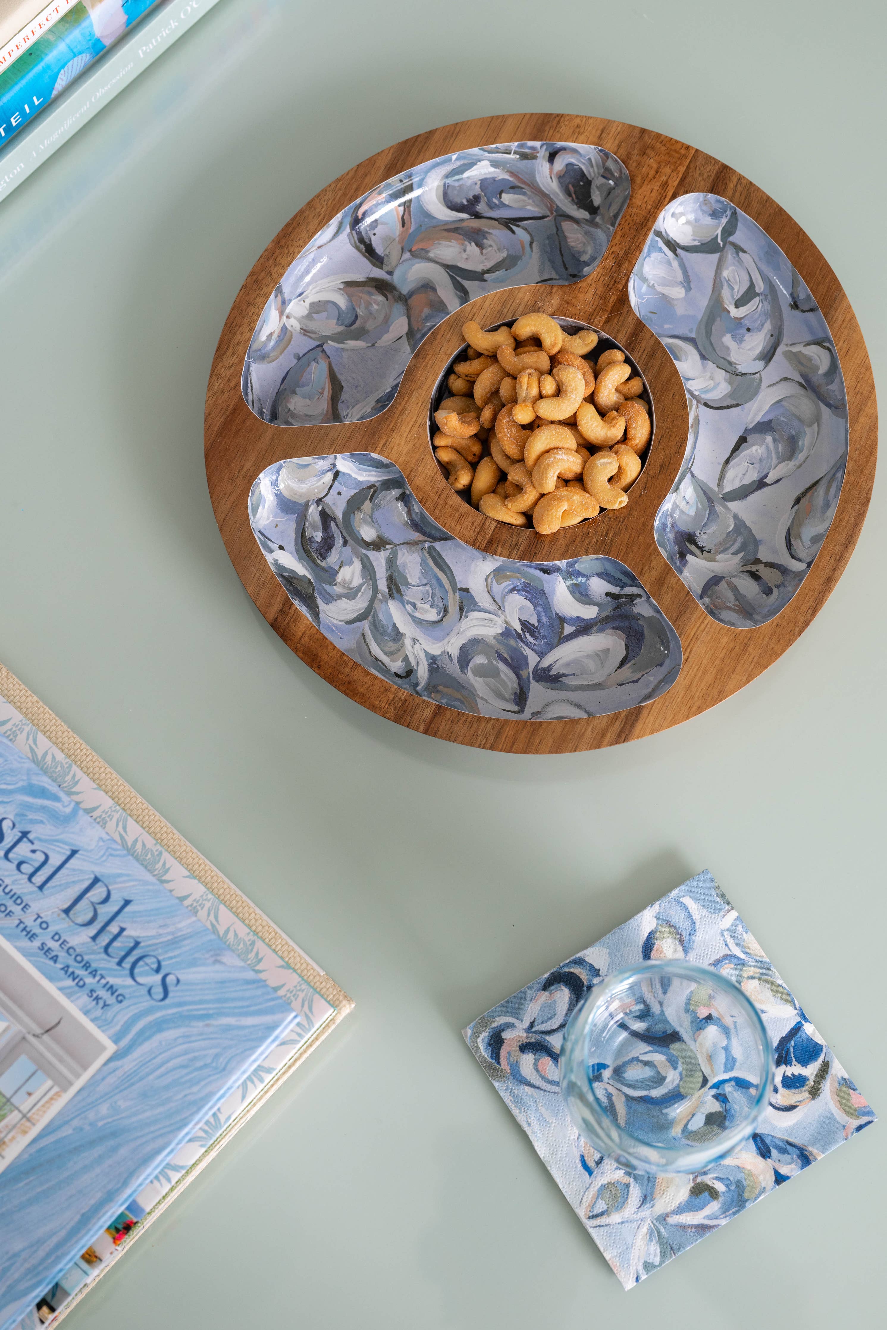 KIM HOVELL Atlantic Reef Oyster Cocktail Napkins - Thumbnail 3