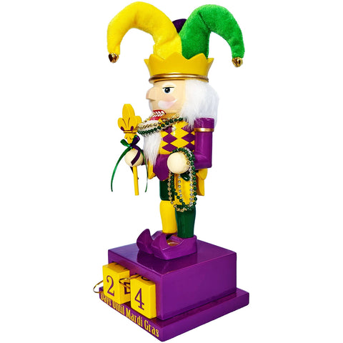10" Days Until Mardi Gras Nutcracker, detail - 318 Art & Frame