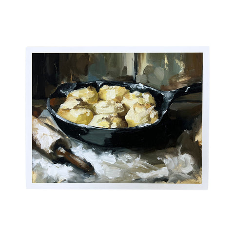 "Cast Iron Biscuits" Art Print