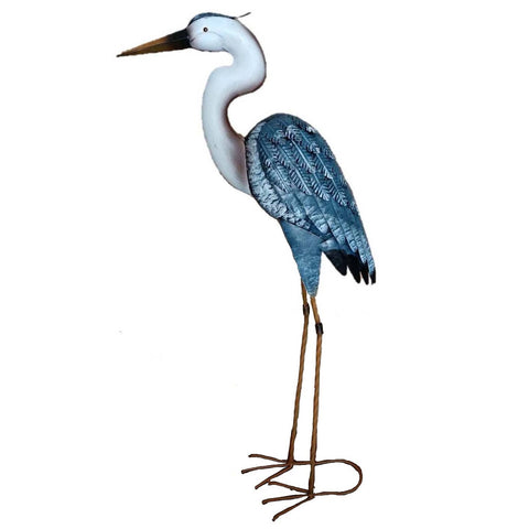 Great Blue Heron Metal Figure