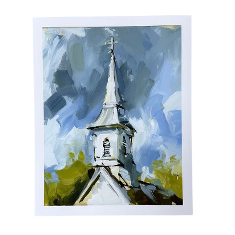 "Church Steeple" Art Print