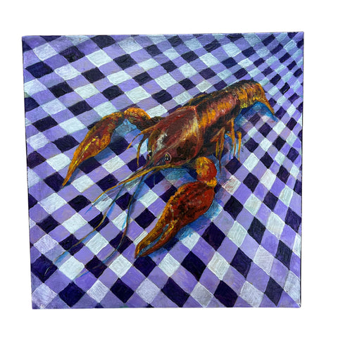 "Crawdad Crawling" 12x12