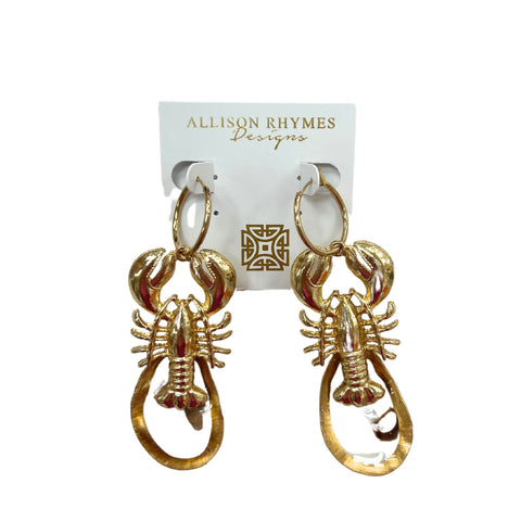 Crawfish Oyster Earrings