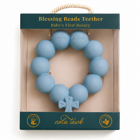 Blue Blessing Beads Teether - 318 Art & Frame