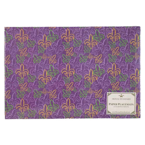 St. Charles Fleur De Lis Paper Placemat