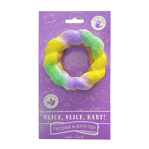 Slice, Slice, Baby King Cake Teether & Bath Toy - 318 Art & Frame