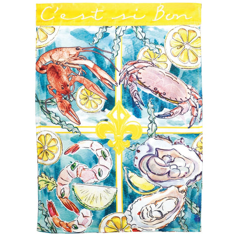 Seasons of Seafood Garden Flag