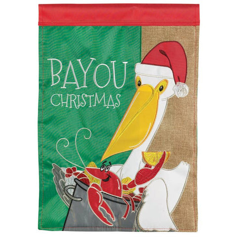 Bayou Christmas Garden Flag