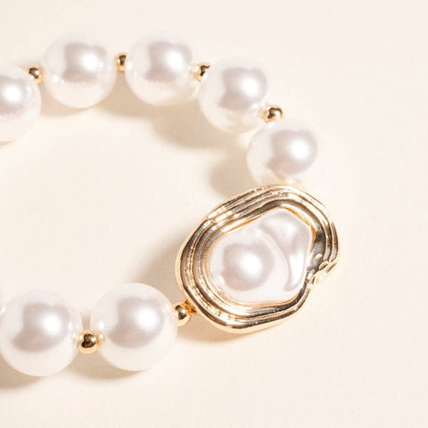 Organic Pearl Frame Bracelet - 318 Art & Frame