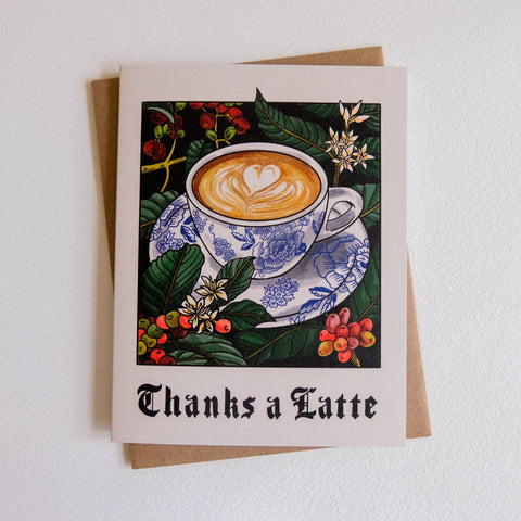 Thanks A Latte Card