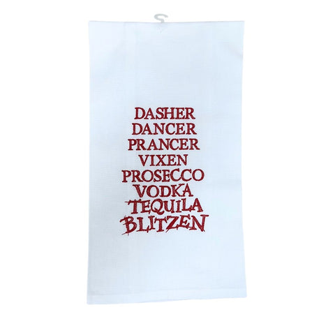 Dasher, Dancer Kitchen Towel