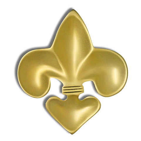 Gold Fleur de Lis Plate