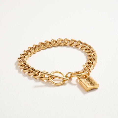 Lock Charm Chain Bracelet - 318 Art & Frame