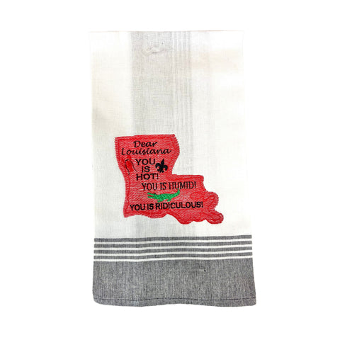 "Dear Louisiana" Kitchen Towel