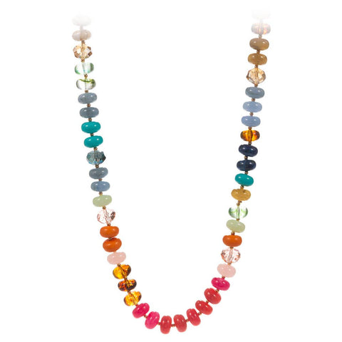 Gradient Multi Beaded Necklace - 318 Art & Frame