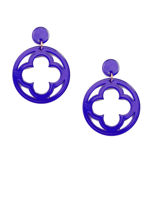 Open Clover Drop Earrings