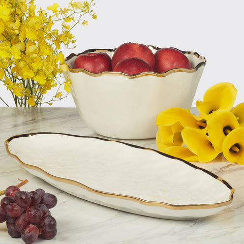 Regency Gold Oval Fish Platter - 318 Art & Frame