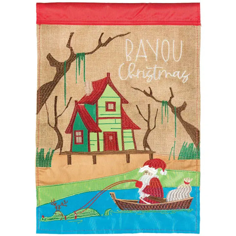 Bayou Christmas Graden Flag