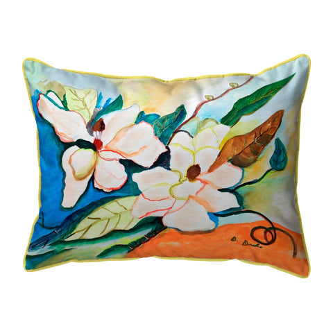 Two Magnolias Corded Pillow