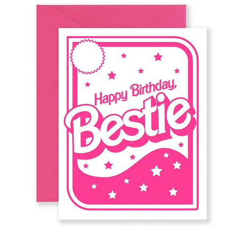 Bestie Birthday Greeting Card