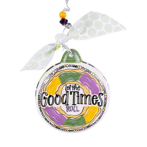 Let The Good Times Roll Puff Ornament - 318 Art & Frame