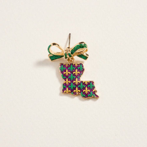 Louisiana Bow Post Earrings - 318 Art & Frame