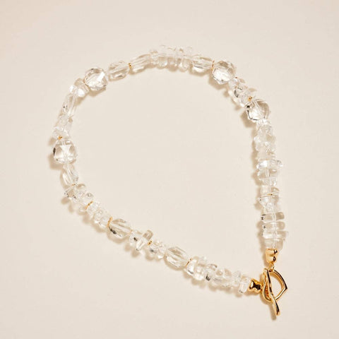 Mixed Chunky Clear Resin Bead Necklace - 318 Art & Frame