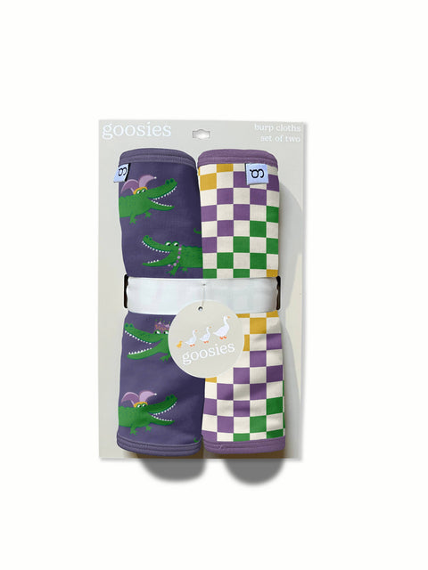 Gator Krewe- Burp Cloth Set