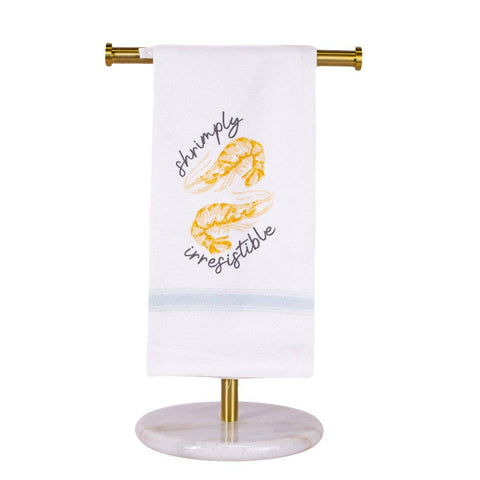 Shrimply Irresistable Hand Towel   White/Ice/Slate   20x28