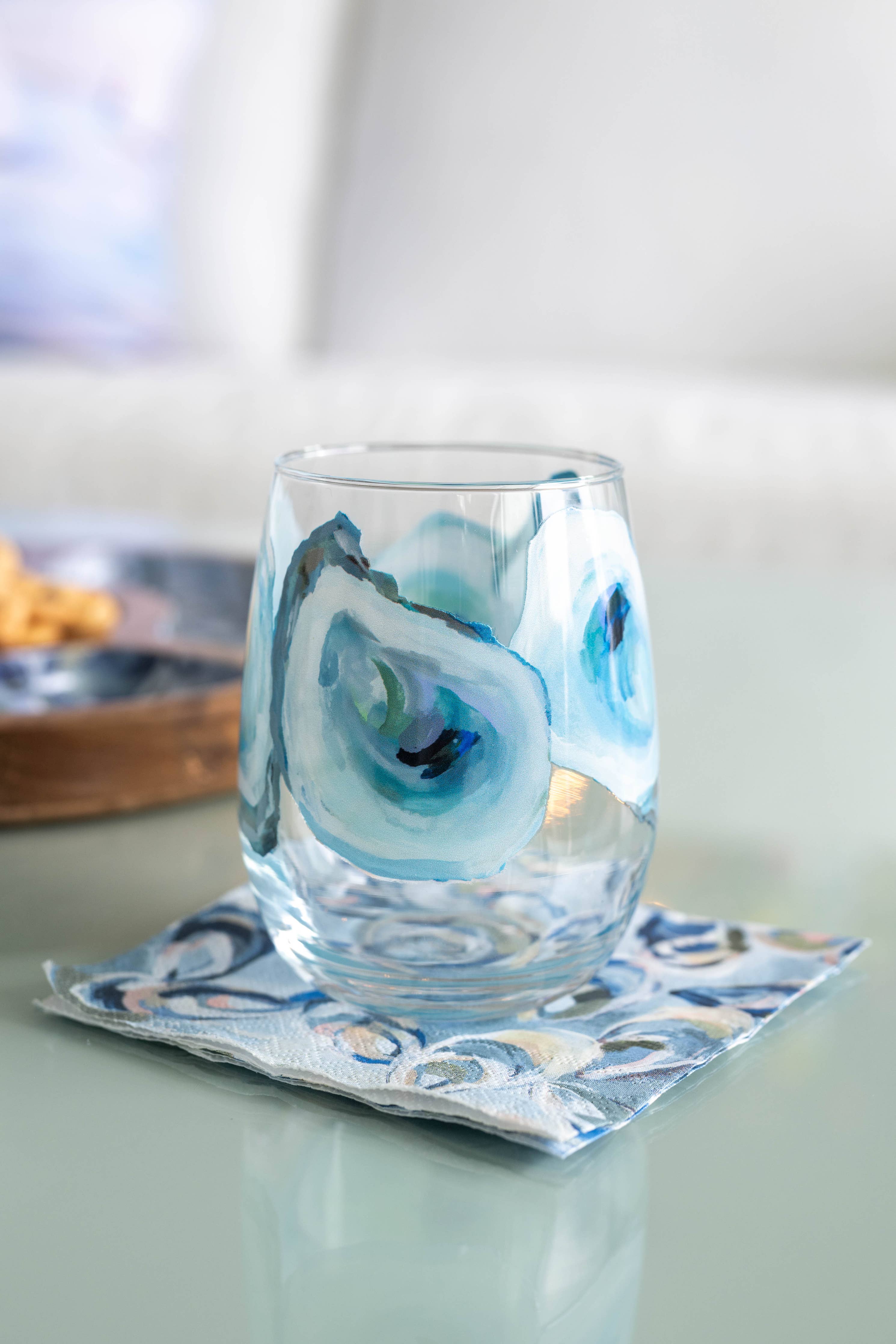 KIM HOVELL Atlantic Reef Oyster Cocktail Napkins - Thumbnail 2