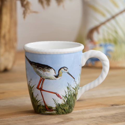 Coastal Birds Mug 14 oz
