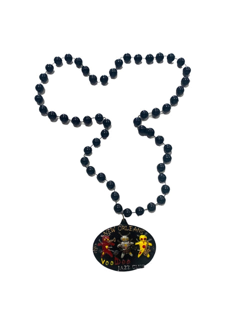 Voodoo Doll Jazz Club Medallion Beads