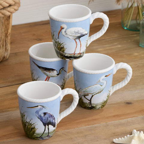 Coastal Birds Mug 14 oz