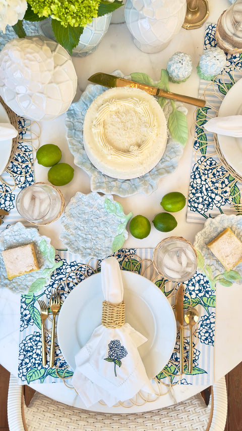 Hydrangea Serving Platter