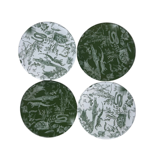 Swamp Toile Acrylic Coasters