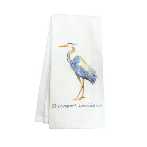 Blue Heron Shreveport Towel