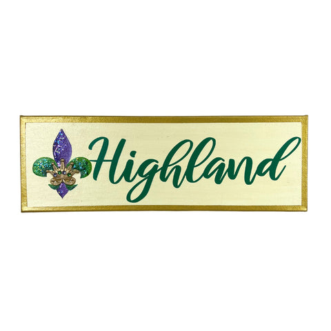 Highland on Canvas 12x4