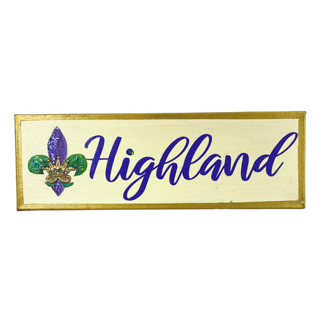 Highland on Canvas 12x4