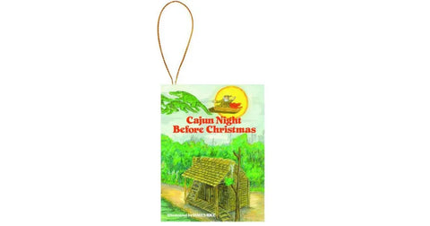 Cajun Night Before Christmas Book Ornament