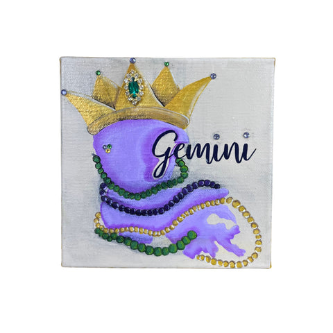 Krewe of Gemini on Canvas