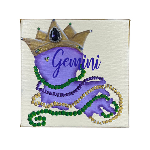 Krewe of Gemini on Canvas