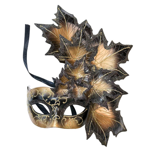 Venetian Leaf Mardi Gras Mask