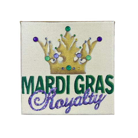 Mardi Gras Royalty on Canvas